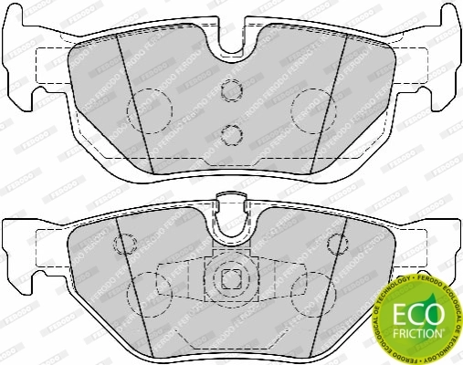 Brake Pad Set, disc brake PREMIER ECO FRICTION FDB1807