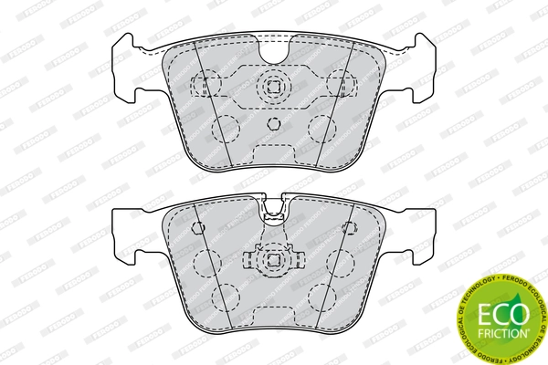 Brake Pad Set, disc brake PREMIER ECO FRICTION FDB4413