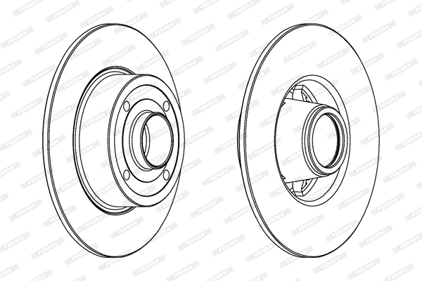 Brake Disc PREMIER DDF1369C-1