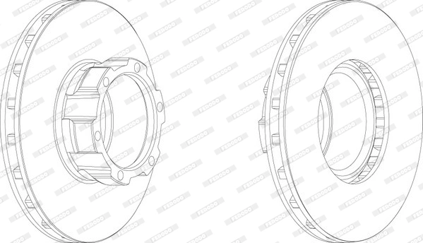 FERODO FCR162A Brake Disc