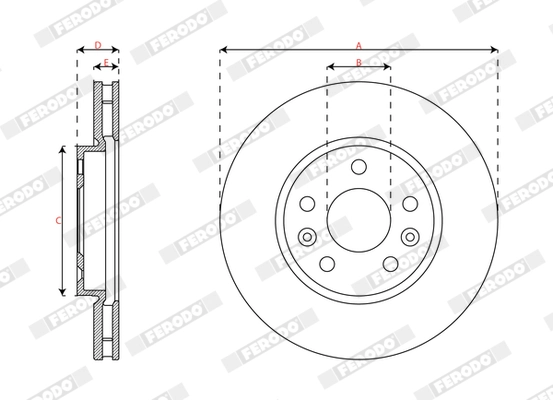 Brake Disc PREMIER DDF2952C