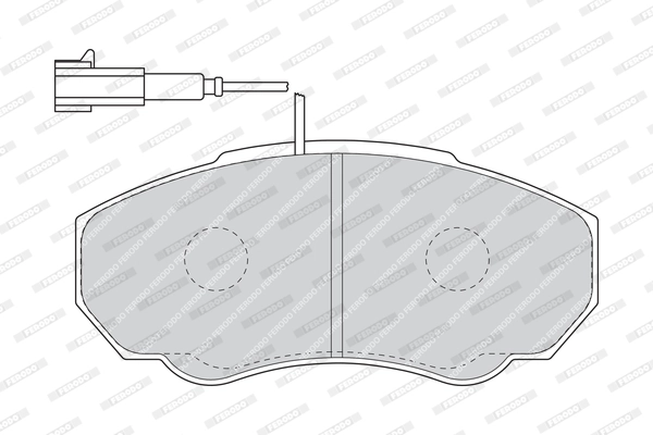 Brake Pad Set, disc brake PREMIER ECO FRICTION FVR1478