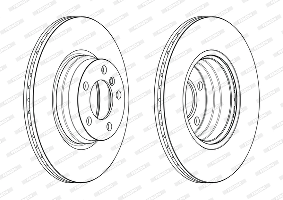 Brake Disc PREMIER DDF2603C