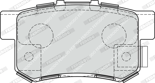 Brake Pad Set, disc brake PREMIER ECO FRICTION FDB1679