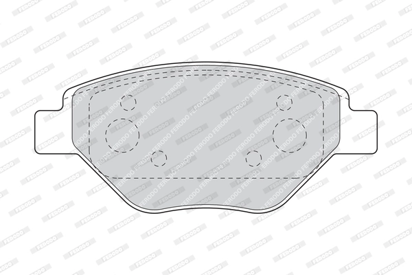 Brake Pad Set, disc brake PREMIER FDB1409