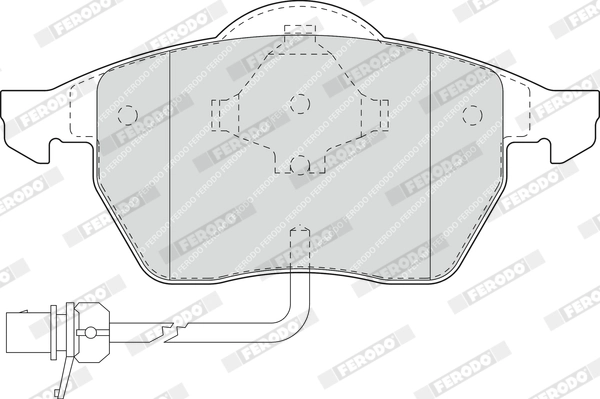 Brake Pad Set, disc brake PREMIER ECO FRICTION FDB1496