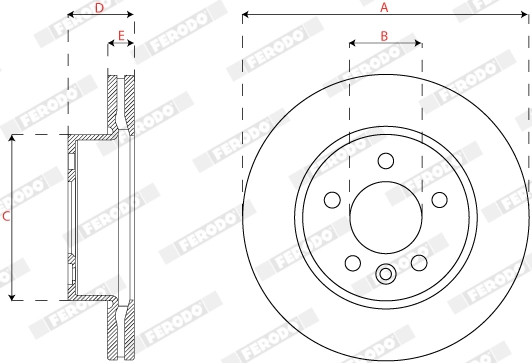 Brake Disc PREMIER FCR382A