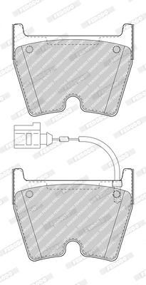 Brake Pad Set, disc brake PREMIER ECO FRICTION FDB5023