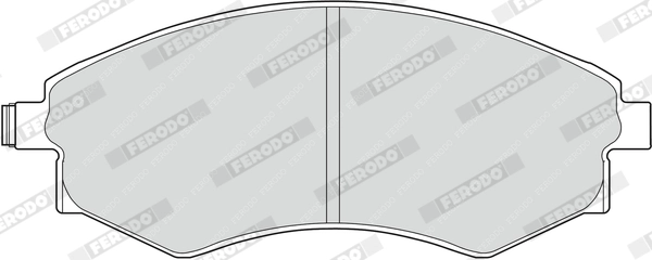 Brake Pad Set, disc brake PREMIER ECO FRICTION FDB600