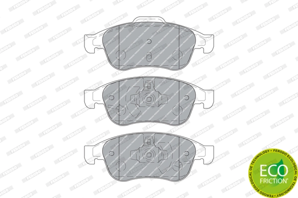 Brake Pad Set, disc brake PREMIER ECO FRICTION FDB4180