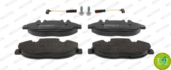 Brake Pad Set, disc brake PREMIER ECO FRICTION FVR1493