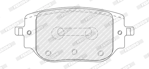 Brake Pad Set, disc brake PREMIER ECO FRICTION FDB5524