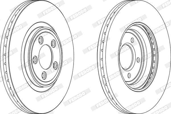 Brake Disc PREMIER DDF1702C-1