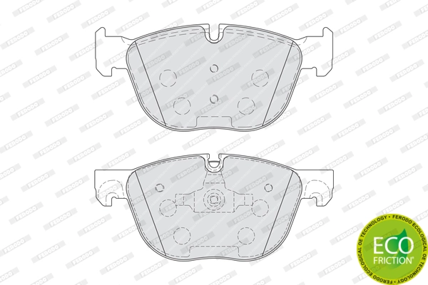 Brake Pad Set, disc brake PREMIER ECO FRICTION FDB4052