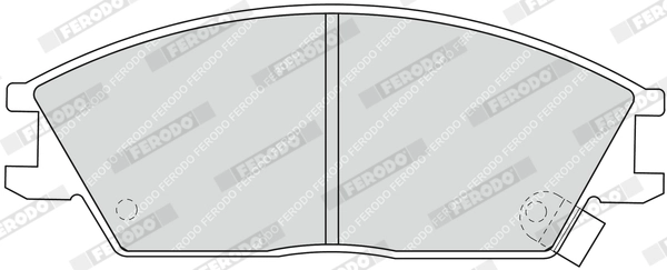 Brake Pad Set, disc brake PREMIER ECO FRICTION FDB435