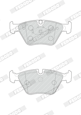 Brake Pad Set, disc brake PREMIER ECO FRICTION FDB4752