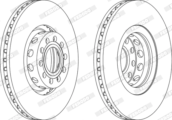Brake Disc PREMIER Coat+ disc DDF954C-1