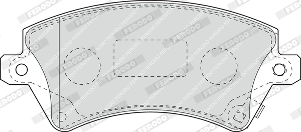 Brake Pad Set, disc brake PREMIER ECO FRICTION FDB1573