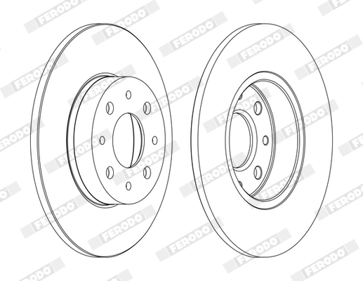 Brake Disc PREMIER DDF1741C