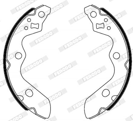 Brake Shoe Set PREMIER FSB4330