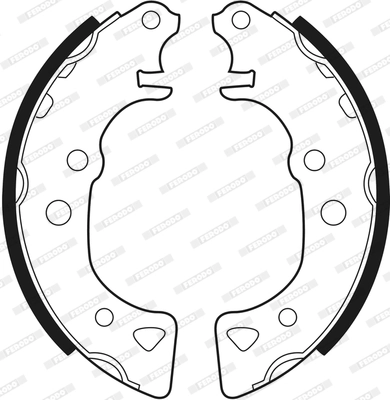 Brake Shoe Set PREMIER FSB232