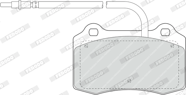 Brake Pad Set, disc brake PREMIER ECO FRICTION FDB1379