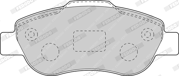 Brake Pad Set, disc brake PREMIER ECO FRICTION FDB1652