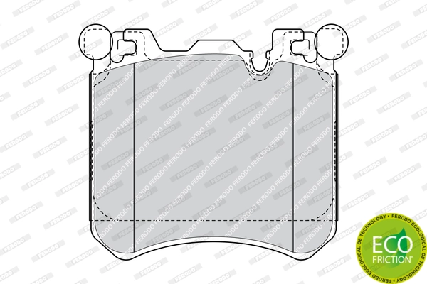 Brake Pad Set, disc brake FUSE+ Technology FDB4351