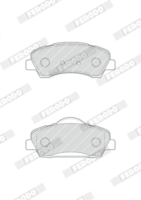 Brake Pad Set, disc brake PREMIER ECO FRICTION FDB4491