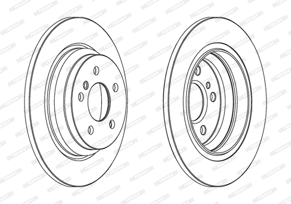 FERODO DDF1770C Brake Disc