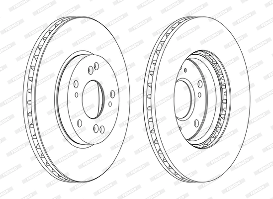 Brake Disc PREMIER DDF1557C