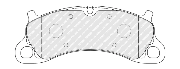 Brake Pad Set, disc brake PREMIER ECO FRICTION FDB4664