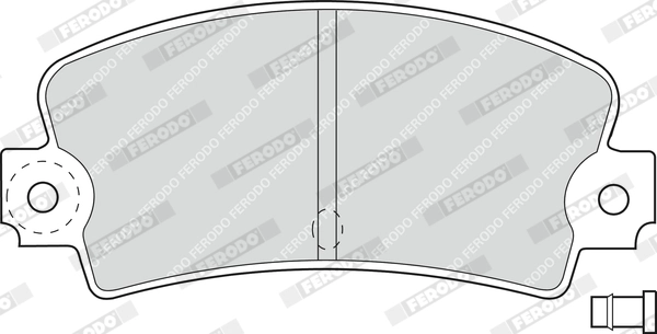 Brake Pad Set, disc brake PREMIER ECO FRICTION FDB114