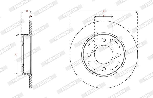 Brake Disc PREMIER DDF2981C