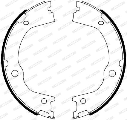 Brake Shoe Set, parking brake PREMIER FSB4089