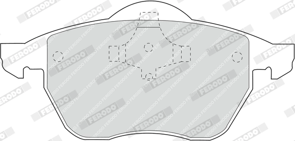 Brake Pad Set, disc brake PREMIER ECO FRICTION FDB969
