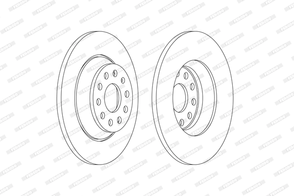 Brake Disc PREMIER DDF2506C