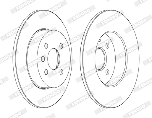 Brake Disc PREMIER Coat+ disc DDF1313C