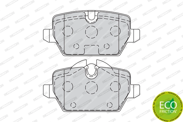 Brake Pad Set, disc brake PREMIER ECO FRICTION FDB1806
