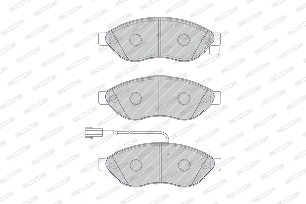 Brake Pad Set, disc brake PREMIER ECO FRICTION FVR1923