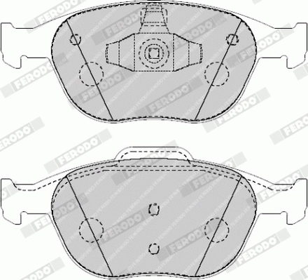 Brake Pad Set, disc brake PREMIER ECO FRICTION FVR1568