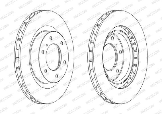 Brake Disc PREMIER DDF1757C