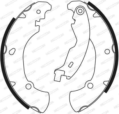 FERODO FSB555 Brake Shoe Set