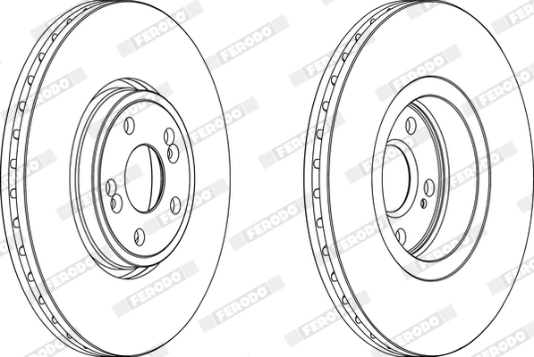 Brake Disc PREMIER High Carbon DDF1405C-1