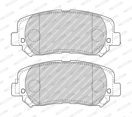 Brake Pad Set, disc brake PREMIER ECO FRICTION FDB4999