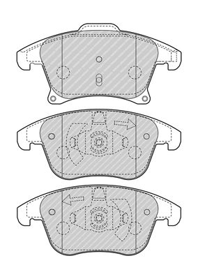 Brake Pad Set, disc brake PREMIER FDB4445