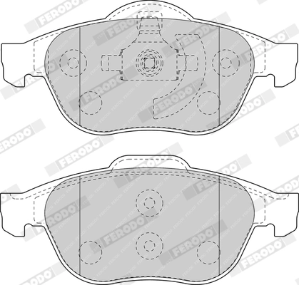 Brake Pad Set, disc brake PREMIER ECO FRICTION FDB1541