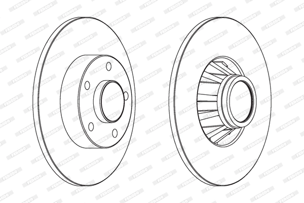 Brake Disc PREMIER DDF1498C-1