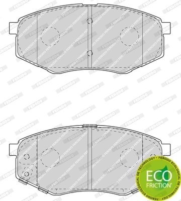 Brake Pad Set, disc brake PREMIER ECO FRICTION FDB4447