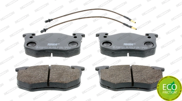 Brake Pad Set, disc brake PREMIER ECO FRICTION FDB440
